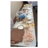 Large Group of Doilies & Linens