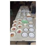 62 pcs. Miscellaneous Dinnerware