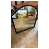 Vintage Wall Hanging Mirror with Wood Frame