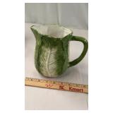 6 1/2' Tall Cabbage Shaped Pitcher