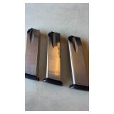 3 Magazines for 40 S&W Ammunition Gun