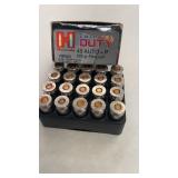 20 Rounds 45 Auto + P Caliber Ammunition