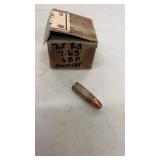 25 Rounds 7.63 SBP Mauser Pistol Ammunition