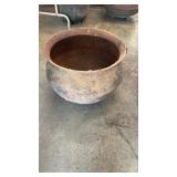 Antique Cast Iron Cauldron Pot
