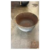 Antique Cast Iron Cauldron Pot