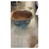 Antique Cast Iron Cauldron Pot