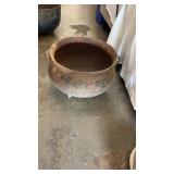 Antique Cast Iron Cauldron Pot
