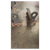 Heavy Cast Iron Fire Dogs for Fireplace