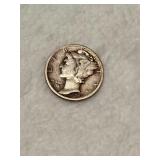 1943  Mercury Dime