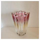 Vintage Federal Glass Celestial Moonglow Vase