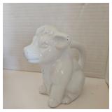 Vintage White Cow Creamer