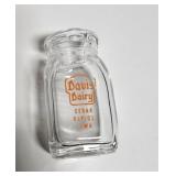 Miniature Cedar Rapids Iowa Glass Creamer Milk...