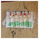 Vintage Mini Cake Topper Decorations