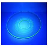 Vintage Uranium Vaseline Glass Plate