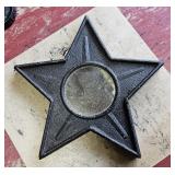 Metal Star Mirror Decoration