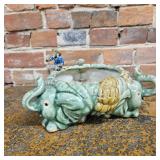Vintage Elephant Planter