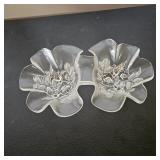 Floral Glass Dish
