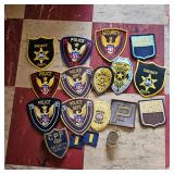 Lot of Police Dept Patches