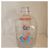Sanitary Farm Dairies Glass Milk Bottle