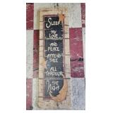 Sleep Decorative Sign
