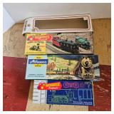 Empty Vintage Train Boxes