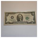 1976 Bicentennial Two Dollar Bill