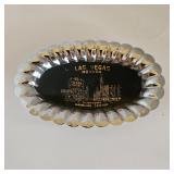 Vintage Glass Las Vegas Nevada Tray