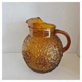 Vintage MCM Anchor Hocking Glass Pitcher