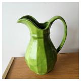 Vintage Green Pitcher