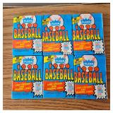 6 Packs of 1990 Fleer Baseball