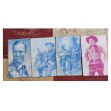 Vintage Cowboy Collectible Post Cards