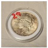 1922 Peace Silver Dollar