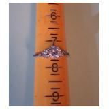 Fashion Ring Size 7 1/2 marked 925