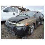 2007 Honda Civic JHMFA16597S004237 Black 2007 Honda Civic JHMFA16597S004237 Black