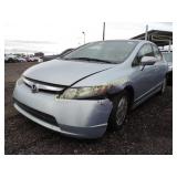 2008 Honda Civic JHMFA36228S006107 Lt blue 2008 Honda Civic JHMFA36228S006107 Lt blue