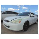 2003 Honda Accord 1HGCM563X3A117245 White 2003 Honda Accord 1HGCM563X3A117245 White