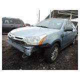 2008 Ford Focus 1FAHP33N48W194506 Blue 2008 Ford Focus 1FAHP33N48W194506 Blue