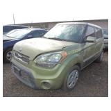 2013 Kia Soul KNDJT2A52D7485546 Green 2013 Kia Soul KNDJT2A52D7485546 Green