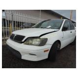 2003 Mitsubishi Lancer JA3AJ26E03U012628 White 2003 Mitsubishi Lancer JA3AJ26E03U012628 White