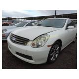 2005 Infiniti G35 JNKCV51E95M220306 White 2005 Infiniti G35 JNKCV51E95M220306 White