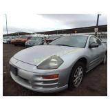 2000 Mitsubishi Eclipse 4A3AC44G6YE147915 White 2000 Mitsubishi Eclipse 4A3AC44G6YE147915 White