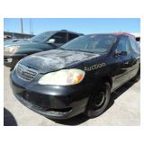 2006 Toyota Corolla 2T1BR30E76C679002 Black 2006 Toyota Corolla 2T1BR30E76C679002 Black