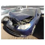 2009 Hyundai Elantra KMHDU46D99U605613 Blue
