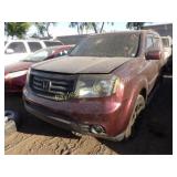 2012 Honda Pilot 5FNYF3H45CB008319 Red