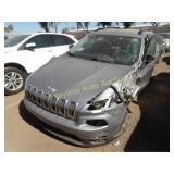 2015 Jeep Cherokee 1C4PJLAB5FW701636 Gray