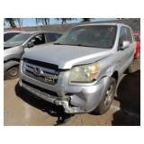 2006 Honda Pilot 2HKYF18656H502112 Silver