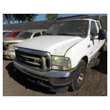 2002 Ford F-250 1FTNW20F92EA95992 White