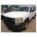 2009 Chevrolet Silverado 1GCEC14X69Z128584 White