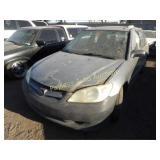2005 Honda Civic 2HGES26715H595722 Grey