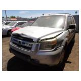 2007 Honda Pilot 5FNYF28177B040808 Silver